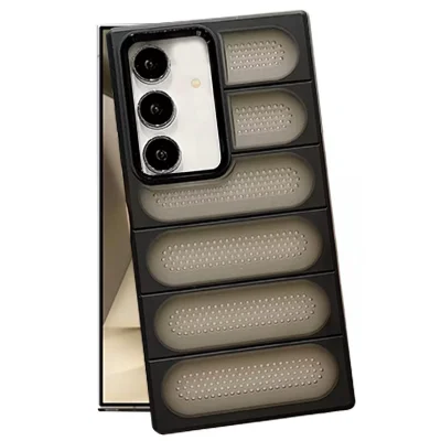 BUĞZ Samsung Galaxy S24 Kılıf Airmax Silikon Kapak - Siyah