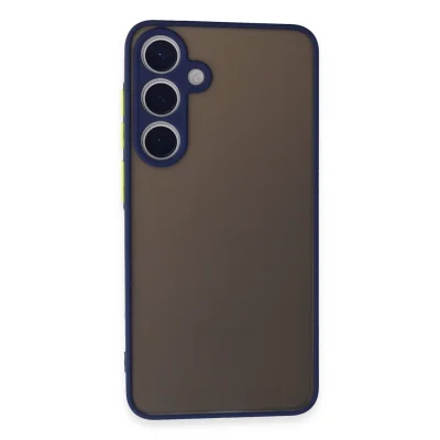 BUĞZ Samsung Galaxy S24 Kılıf Montreal Silikon Kapak - Lacivert