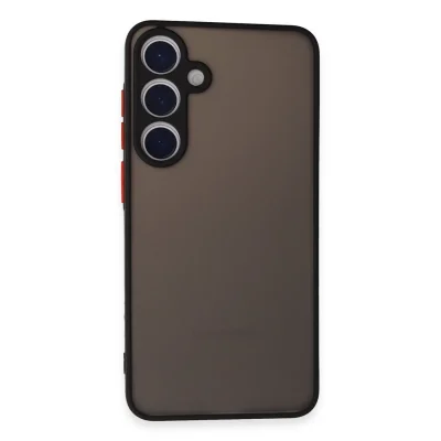 BUĞZ Samsung Galaxy S24 Kılıf Montreal Silikon Kapak - Siyah