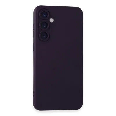 BUĞZ Samsung Galaxy S24 Kılıf Nano İçi Kadife Silikon - Mor