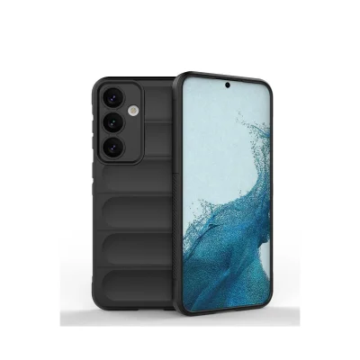 BUĞZ Samsung Galaxy S24 Kılıf Optimum Silikon - Siyah