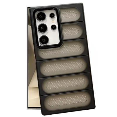 BUĞZ Samsung Galaxy S24 Ultra Kılıf Airmax Silikon Kapak - Siyah