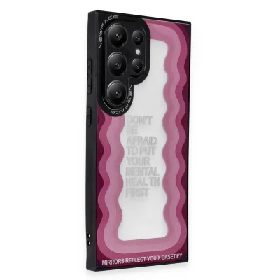 BUĞZ Samsung Galaxy S24 Ultra Kılıf Mirror Desenli Kapak - Mirror - 11