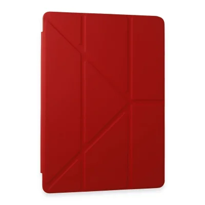 BUĞZ Samsung Galaxy Tab A9 Kılıf Kalemlikli Mars Tablet Kılıfı - Kırmızı