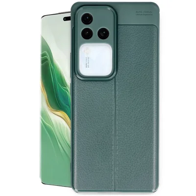 BUĞZ Vivo V30 5g Kılıf Auto Focus Kapak - Koyu Yeşil