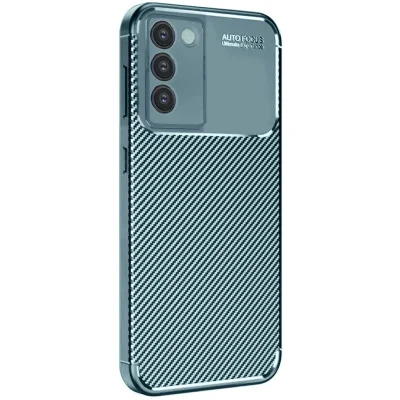 BUĞZ Vivo V30 Lite 4g Kılıf Auto Focus Karbon Kapak - Koyu Yeşil