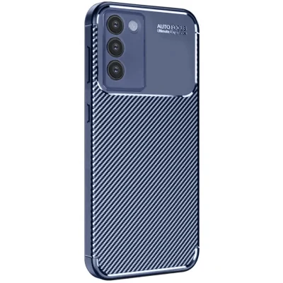 BUĞZ Vivo V30 Lite 4g Kılıf Auto Focus Karbon Kapak - Lacivert