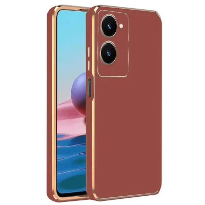 BUĞZ Vivo Y18 Kılıf Volet Silikon - Kırmızı