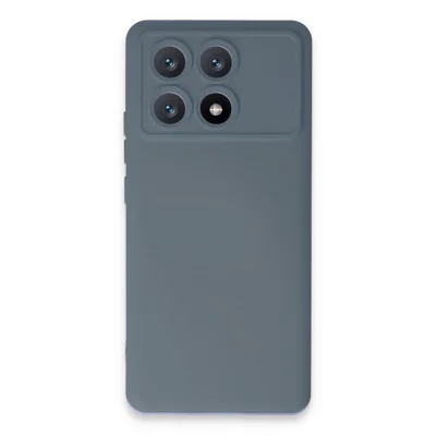 BUĞZ Xiaomi Poco X6 Pro Kılıf Nano İçi Kadife Silikon - Gri