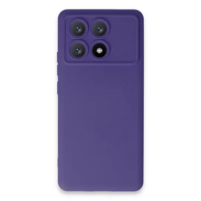 BUĞZ Xiaomi Poco X6 Pro Kılıf Nano İçi Kadife Silikon - Mor