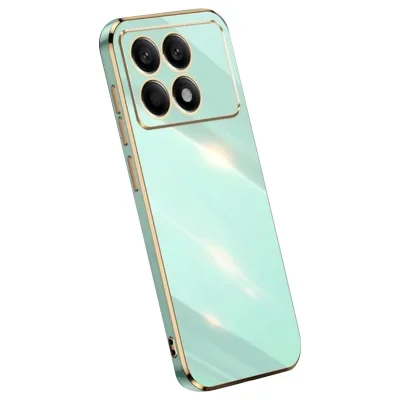 BUĞZ Xiaomi Poco X6 Pro Kılıf Volet Silikon - Açık Yeşil