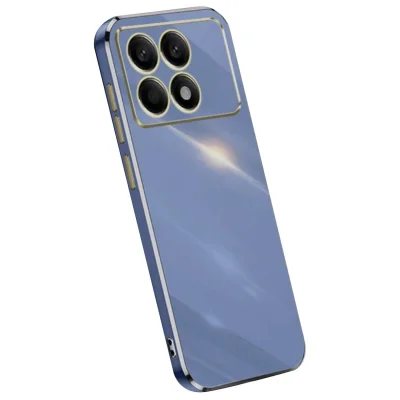 BUĞZ Xiaomi Poco X6 Pro Kılıf Volet Silikon - Mavi