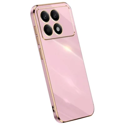 BUĞZ Xiaomi Poco X6 Pro Kılıf Volet Silikon - Pembe