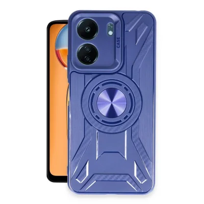 BUĞZ Xiaomi Redmi 13c Kılıf Lincoln Silikon - Lacivert