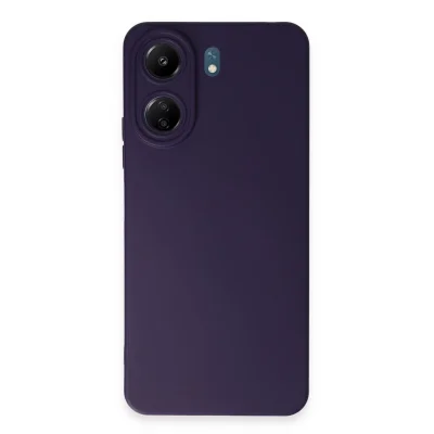 BUĞZ Xiaomi Redmi 13c Kılıf Nano İçi Kadife Silikon - Mor