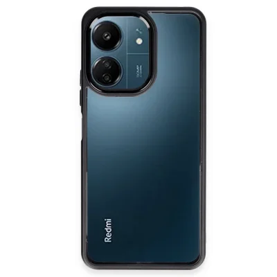 BUĞZ Xiaomi Redmi 13c Kılıf Power Silikon - Siyah