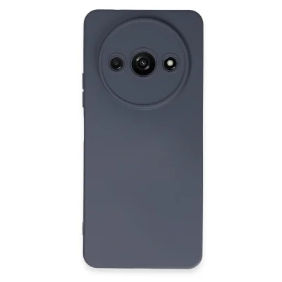 BUĞZ Xiaomi Redmi A3 4g Kılıf Nano İçi Kadife Silikon - Gri