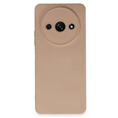 BUĞZ Xiaomi Redmi A3 4g Kılıf Nano İçi Kadife Silikon - Pudra