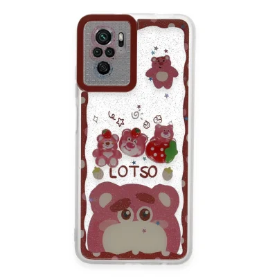 BUĞZ Xiaomi Redmi Note 10 Pro Kılıf Sweet Desenli Silikon Kapak - Pembe