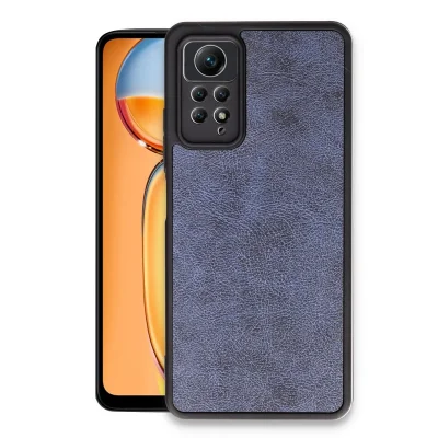 BUĞZ Xiaomi Redmi Note 12 Pro 4g Kılıf Aras Deri Kapak - Lacivert