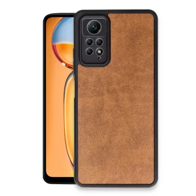 BUĞZ Xiaomi Redmi Note 12 Pro 4g Kılıf Aras Deri Kapak - Taba