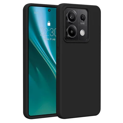 BUĞZ Xiaomi Redmi Note 13 4g Kılıf First Silikon - Siyah