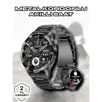  NFC ve Kablosuz Şarjlı Akıllı Saat EKG, Nabız & Spor Modları ile iOS ve Android Uyumlu