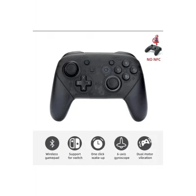 BUĞZ Nintendo Switch uyumlu siyah bluetooth joystick kablosuz gamepad oyun kolu - Elektronik