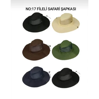 BUĞZ No-17 Fileli Safari Şapka Bx40