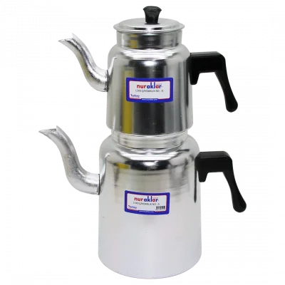 BUĞZ No-5 Lüks Alüminyum Çaydanlık Takımı Bx40