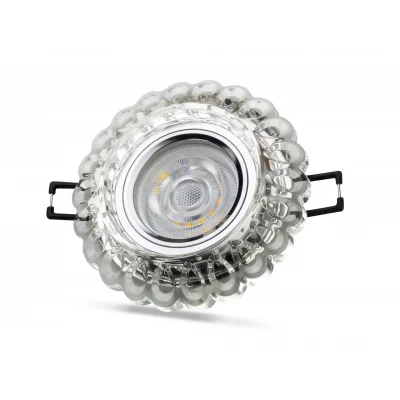  NOAS YL65 1667 Geras Led Çerçeveli 4000K Kristal Cam Spot Kasa - Priz ve Anahtar İçin Uyumlu Çerçeve