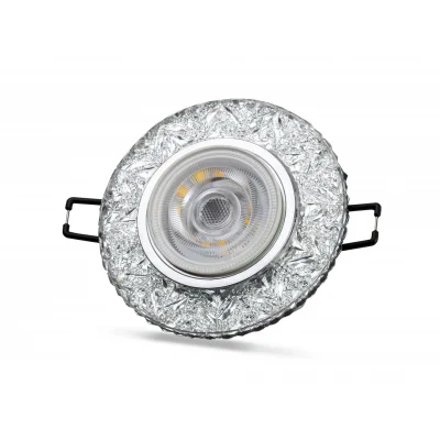  NOAS YL65 1677 Hektor Led Çerçeveli 4000K Kristal Cam Spot Kasa - Priz ve Anahtar İçin Uyumlu Çerçeve