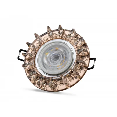  NOAS YL65 1687 Podos Led Çerçeveli 4000K Kristal Cam Spot Kasa - Priz ve Anahtar İçin Uyumlu Çerçeve