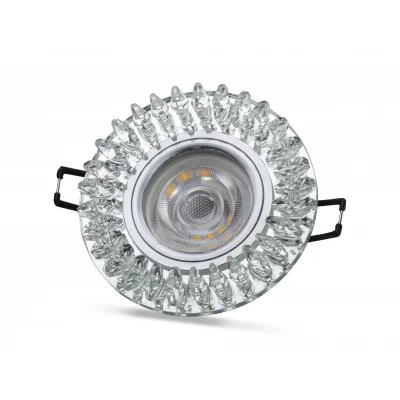 BUĞZ NOAS YL65 1727 Troya Led Çerçeveli 4000K Kristal Cam Spot Kasa - Priz ve Anahtar İçin Uyumlu Çerçeve