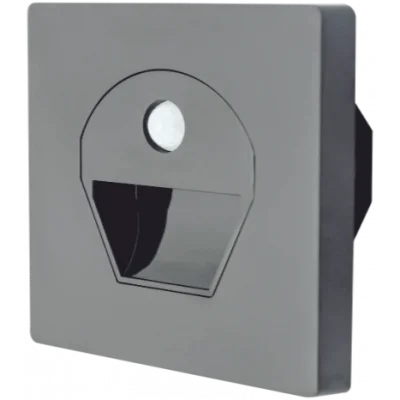  NOAS YL69 1522 1W Füme Kasa Sensörlü Koridor Aydınlatması 3200K Gün Işığı