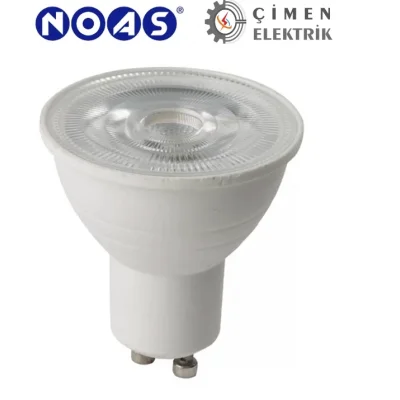 BUĞZ NOAS YL91 0702M 7W Mercekli Led Çanak Ampül 3200K Günışığı GU10 Duy