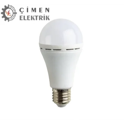  NOAS YL95 0711 7W Şarjlı Led Ampul 6400K Beyaz Işık E27 Duy