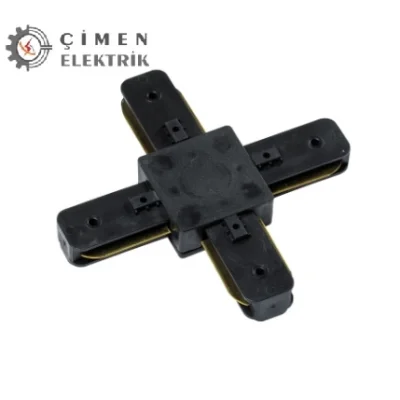  Noas YL99 0001 Monofaze Ray Artı Bağlantı Aparatı Siyah Renk