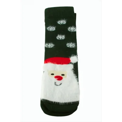 BUĞZ Noel Baba Yılbaşı Kalın Penye Çorap