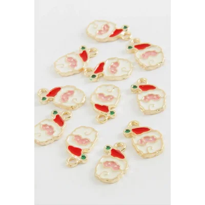 BUĞZ Noel Baba Yılbaşı Mineli Kolye Ucu 1 Adet