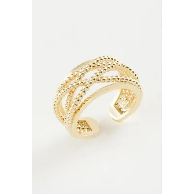 BUĞZ Noktalı Metal Yüzük