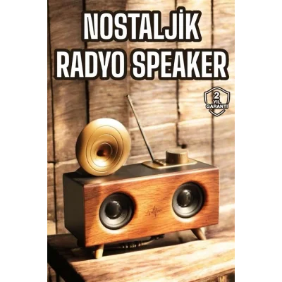 BUĞZ Nostaljik Görünümlü Bluetooth Bağlantılı Speaker - BUĞZ