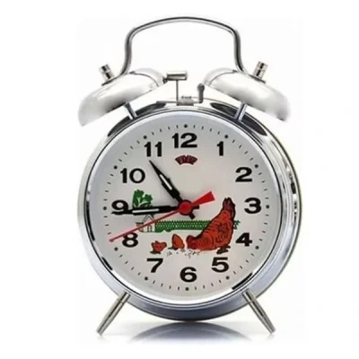 BUĞZ Nostaljik Kurmalı Horozlu Çalar Saat Büyük Boy