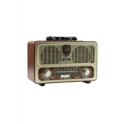 BUĞZ Nostaljik radyo bluetooth özellikli usb sd girişli fm radyo çok renkli 2 yıl garantili