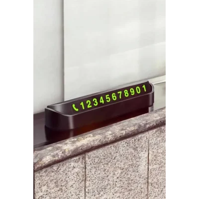  Numaralık Araç İçi Araba Araç Park Numaratör Telefon Numarası Yazma