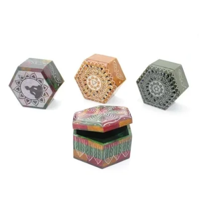  Obsidian Taşı Kutu Model 6