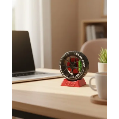 BUĞZ Ofis Masası İçin Jant Temalı Dekoratif Masa Üstü Aksesuar