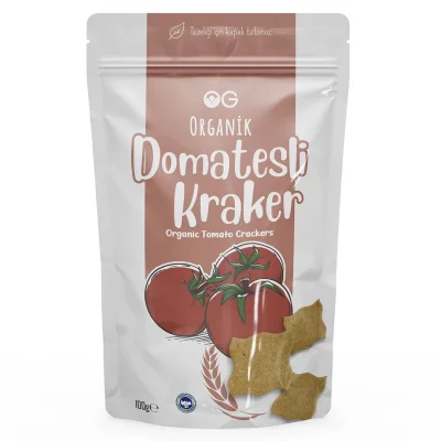 BUĞZ OG Natural Organik Domatesli Kraker (100 gr)