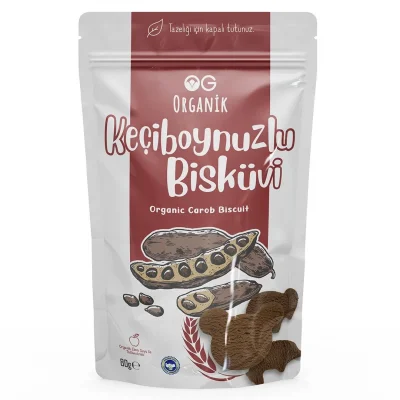 BUĞZ OG Natural Organik Keçiboynuzlu Bisküvi (80 gr)