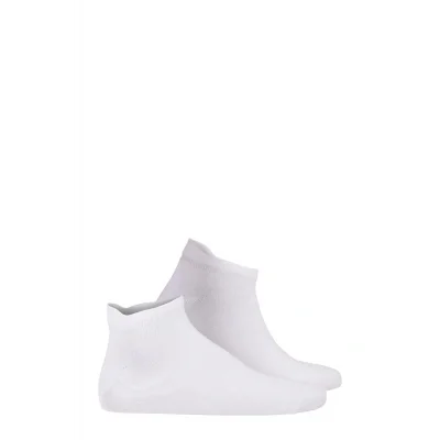 BUĞZ Oil Company Beyaz Bambu Patik Çorap Unisex